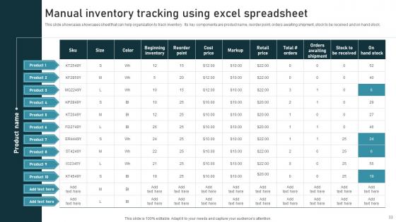 Inventory Administration Techniques For Enhanced Stock Accuracy Ppt Powerpoint Presentation Complete Deck
