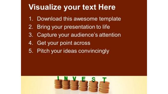 Invest Money In Right Business PowerPoint Templates Ppt Backgrounds For Slides 0413