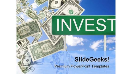 Invest Money PowerPoint Templates And PowerPoint Backgrounds 0211
