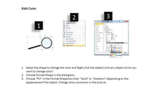 Investigation Magnifying Glass On Report PowerPoint Slides And Ppt Diagram Templates