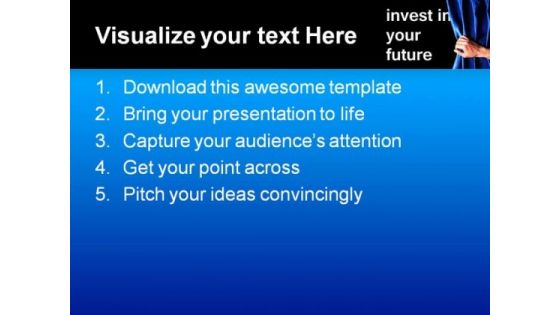 Investment For Future Money PowerPoint Themes And PowerPoint Slides 0511