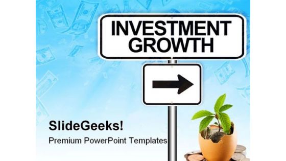 Investment Growth Money PowerPoint Templates And PowerPoint Backgrounds 0811