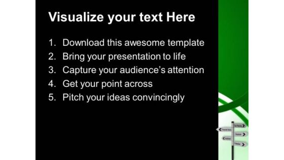 Investment Plans Future Signpost PowerPoint Templates Ppt Backgrounds For Slides 0213