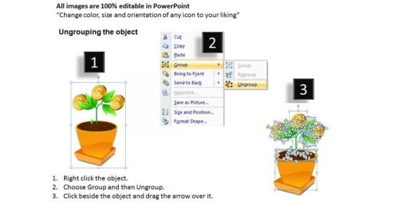Investment With Good Returns Dollar Growth PowerPoint Templates Ppt Slides