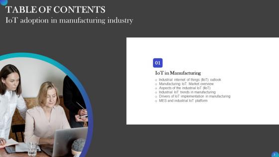 Iot Adoption In Manufacturing Industry Ppt PowerPoint Presentation Complete Deck With Slides