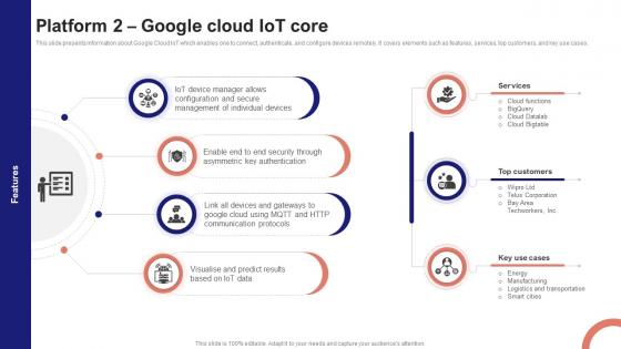 IoT Device Management Fundamentals Platform 2 Google Cloud IoT Core IoT Ss V