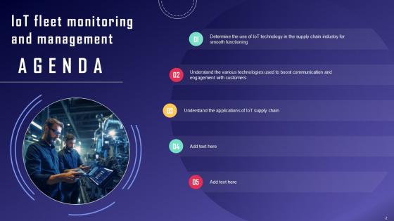 IoT Fleet Monitoring And Management Ppt Example IoT CD V