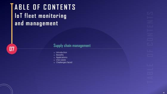 IoT Fleet Monitoring And Management Ppt Example IoT CD V