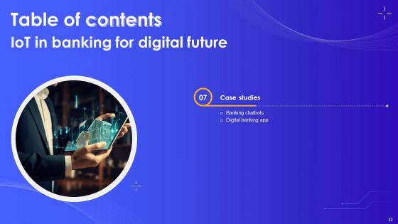 IoT In Banking For Digital Future IoT CD V