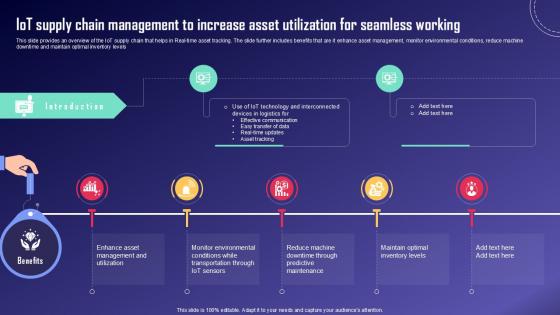 IoT Supply Chain Management To IoT Fleet Monitoring Ppt PowerPoint IoT SS V