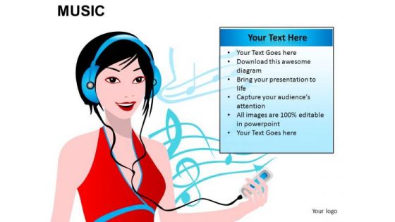 Ipod Music PowerPoint Slides And Ppt Diagram Templates