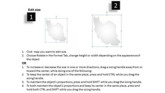 Iran PowerPoint Maps