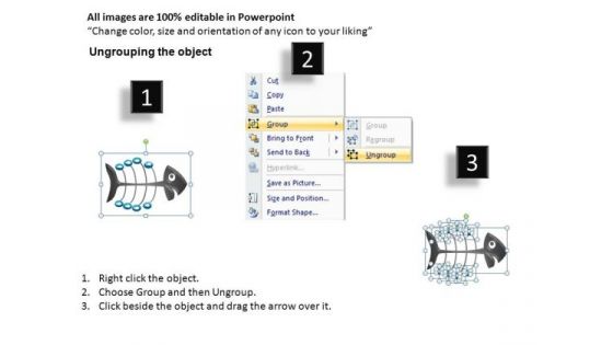 Ishikawa Fishbone Diagram Editable PowerPoint Slides