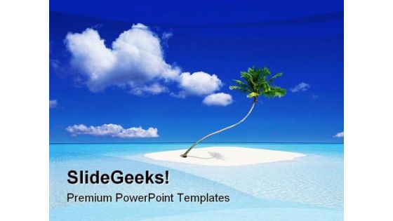 Island Beach PowerPoint Themes And PowerPoint Slides 0411