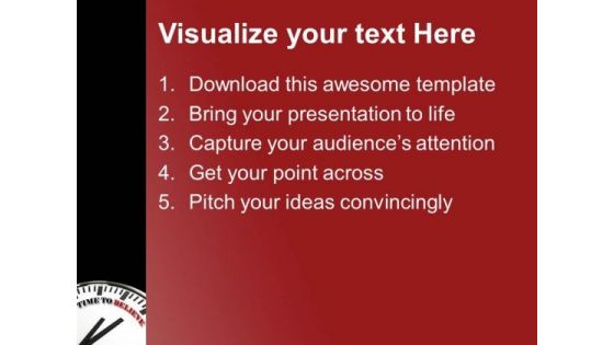 Its Time To Believe Or Trust PowerPoint Templates Ppt Backgrounds For Slides 0513