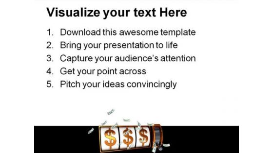 Jackpot Money PowerPoint Templates And PowerPoint Backgrounds 0211