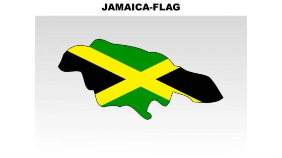 Jamaica Country PowerPoint Flags
