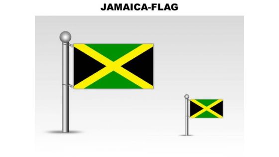 Jamaica Country PowerPoint Flags