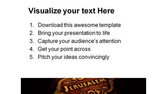 Jerusalem Bible Religion PowerPoint Backgrounds And Templates 1210