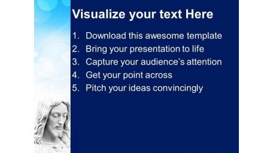Jesus Christ Christian PowerPoint Templates And PowerPoint Themes 0712
