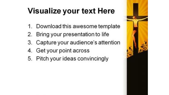 Jesus Christ Religion PowerPoint Themes And PowerPoint Slides 0211