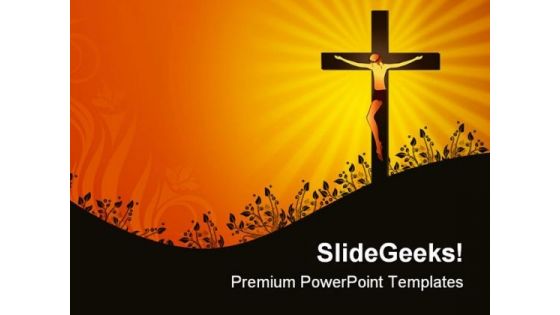Jesus Christ Religion PowerPoint Themes And PowerPoint Slides 0211