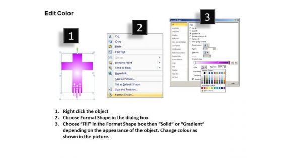Jesus Cross And Candles PowerPoint Slides And Ppt Presentation Templates