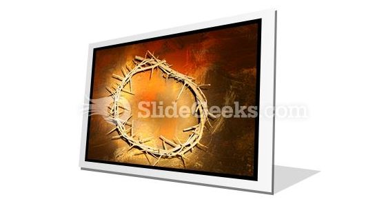 Jesus Crown PowerPoint Icon F