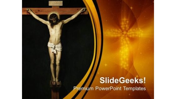 Jesus Is The God Of Christian Community PowerPoint Templates Ppt Backgrounds For Slides 0713