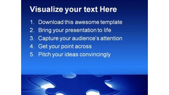 Jigsaw Puzzle Business PowerPoint Backgrounds And Templates 1210