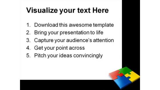 Jigsaw Puzzles Business PowerPoint Themes And PowerPoint Slides 0411