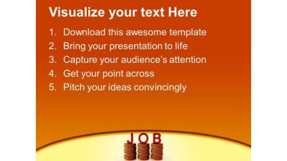 Job Is The Key Of Growth PowerPoint Templates Ppt Backgrounds For Slides 0513