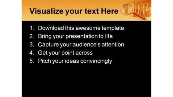 Job Search People PowerPoint Backgrounds And Templates 0111