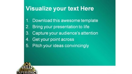 Job Skills Business PowerPoint Templates And PowerPoint Backgrounds 0411