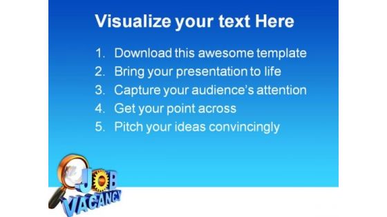 Job Vacancy Future PowerPoint Themes And PowerPoint Slides 0411