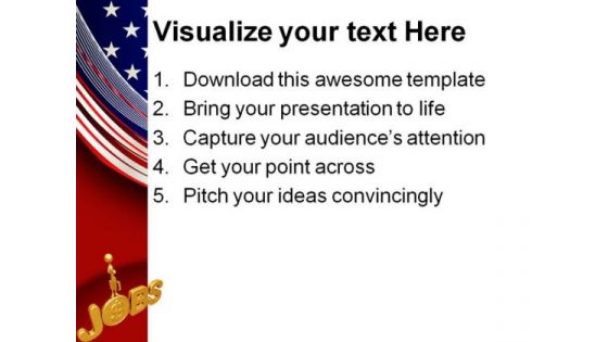 Jobs People PowerPoint Template 0910