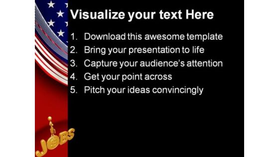 Jobs People PowerPoint Template 0910
