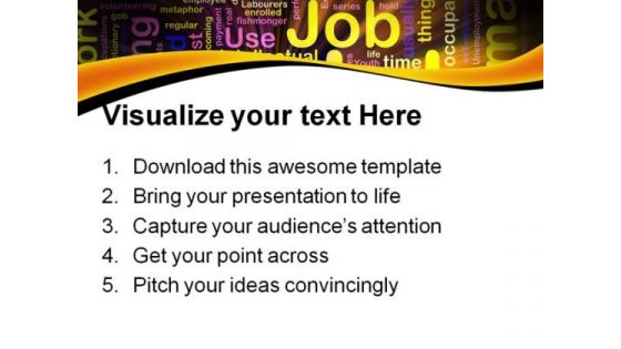 Jobs Search Youth PowerPoint Templates And PowerPoint Backgrounds 0311