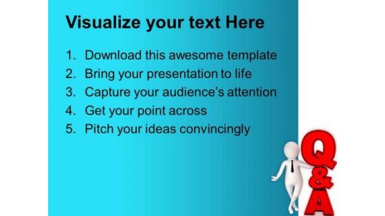 Join Question And Answer Session PowerPoint Templates Ppt Backgrounds For Slides 0813