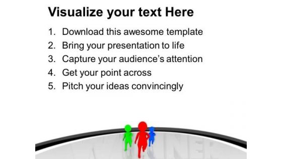 Join The Race Of Business Growth PowerPoint Templates Ppt Backgrounds For Slides 0613