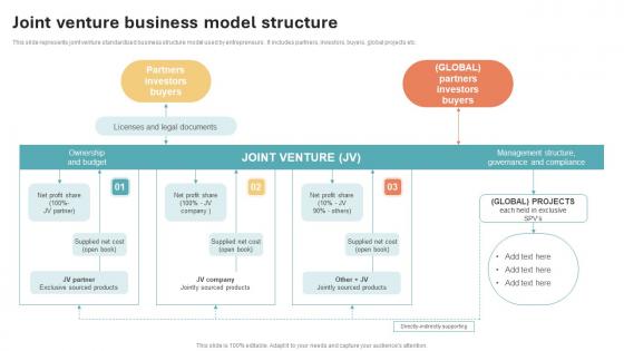 Joint Venture Business Model Structure International Marketing Strategy Guidelines Pdf