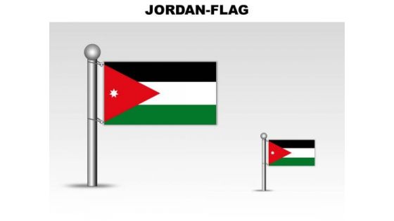 Jordan Country PowerPoint Flags