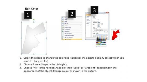 Jordan PowerPoint Maps
