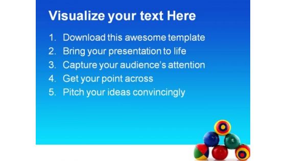 Juggle Balls Shapes PowerPoint Themes And PowerPoint Slides 0411