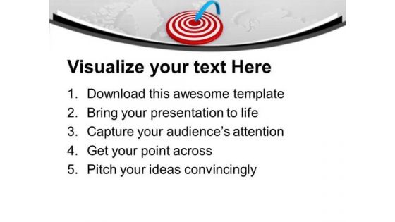 Jump On The Target For Sucess And Growth PowerPoint Templates Ppt Backgrounds For Slides 0413