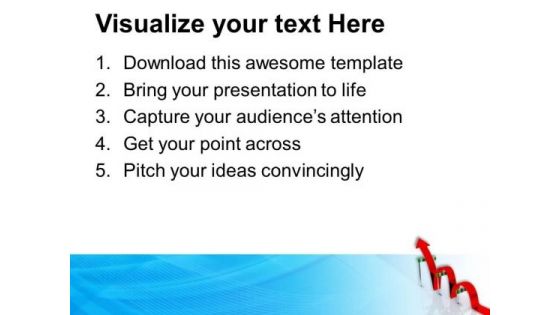 Jump The Hinderence For Growth PowerPoint Templates Ppt Backgrounds For Slides 0513
