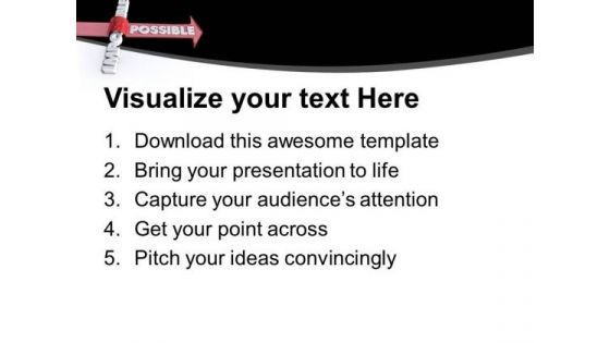 Jump The Hurdles To Get Success PowerPoint Templates Ppt Backgrounds For Slides 0413