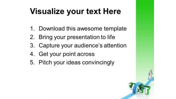 Jump The Negative Approch PowerPoint Templates Ppt Backgrounds For Slides 0713