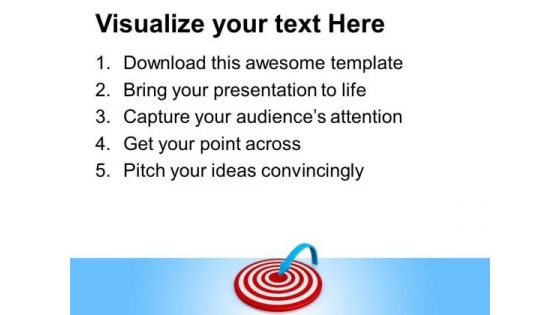 Jump To The Target PowerPoint Templates Ppt Backgrounds For Slides 0513