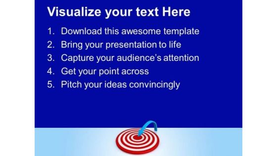 Jump To The Target PowerPoint Templates Ppt Backgrounds For Slides 0513